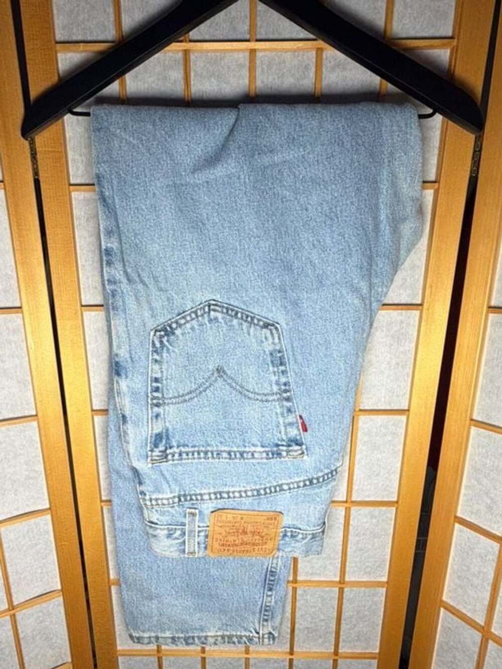 Levi'S 550 Relaxed Fit Jeans Size 36 X 32 Light Wash Denim Made In Usa